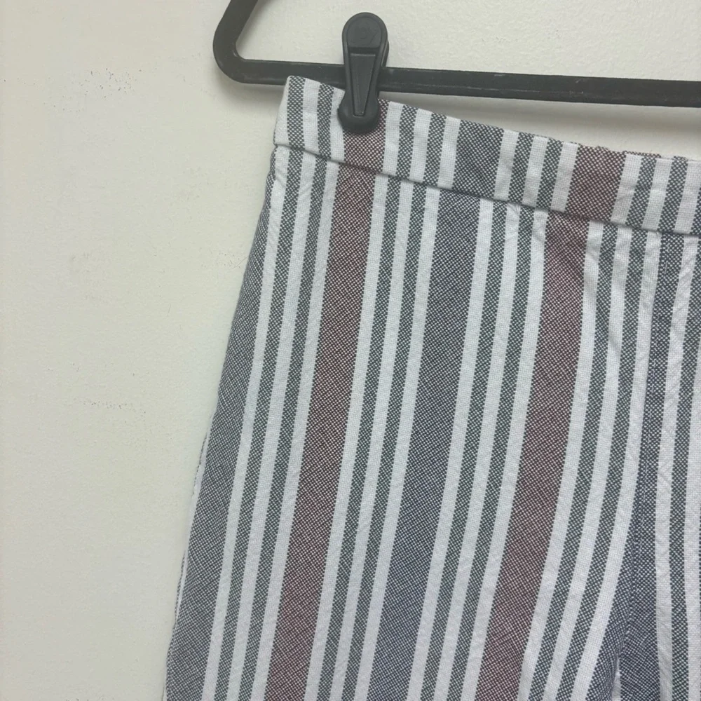 Free People Striped Mod Linen Pants